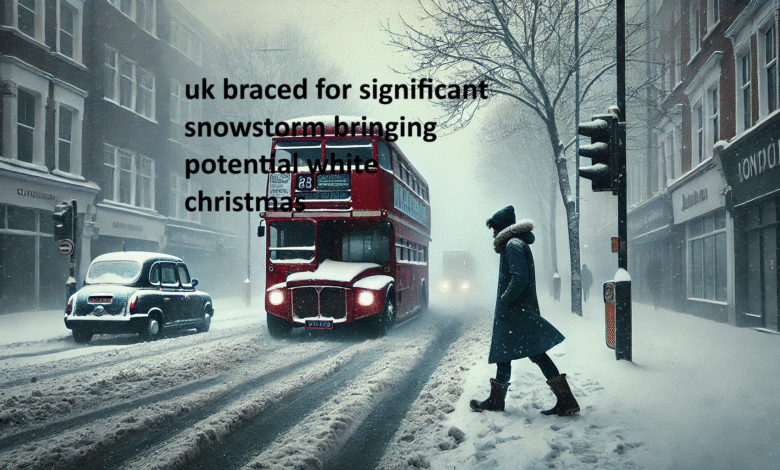UK Braced for Significant Snowstorm, Bringing Potential White Christmas